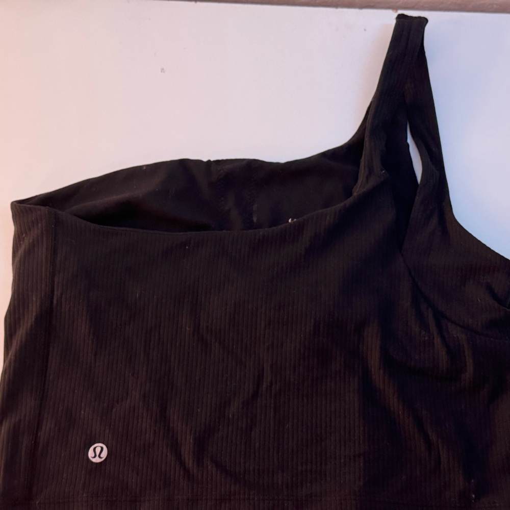 lululemon athletica Black One-Shoulder Top